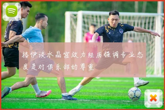 格伊谈水晶宫效力经历强调专业态度是对俱乐部的尊重